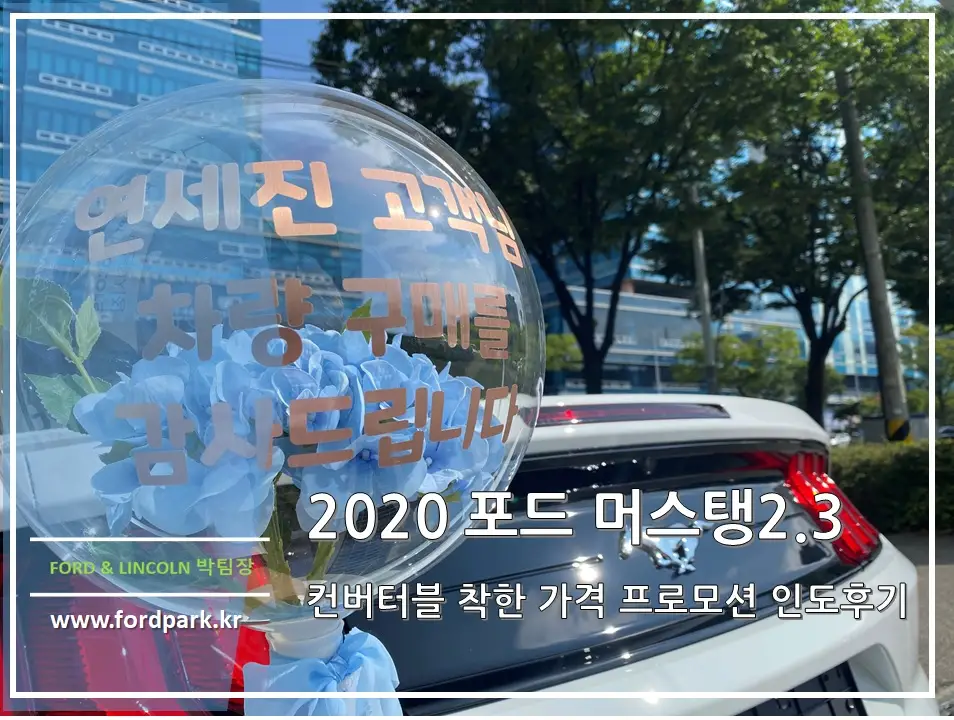 포드 머스탱 2.3 컨버터블 화이트 레드 시흥시 정왕동 인도 후기